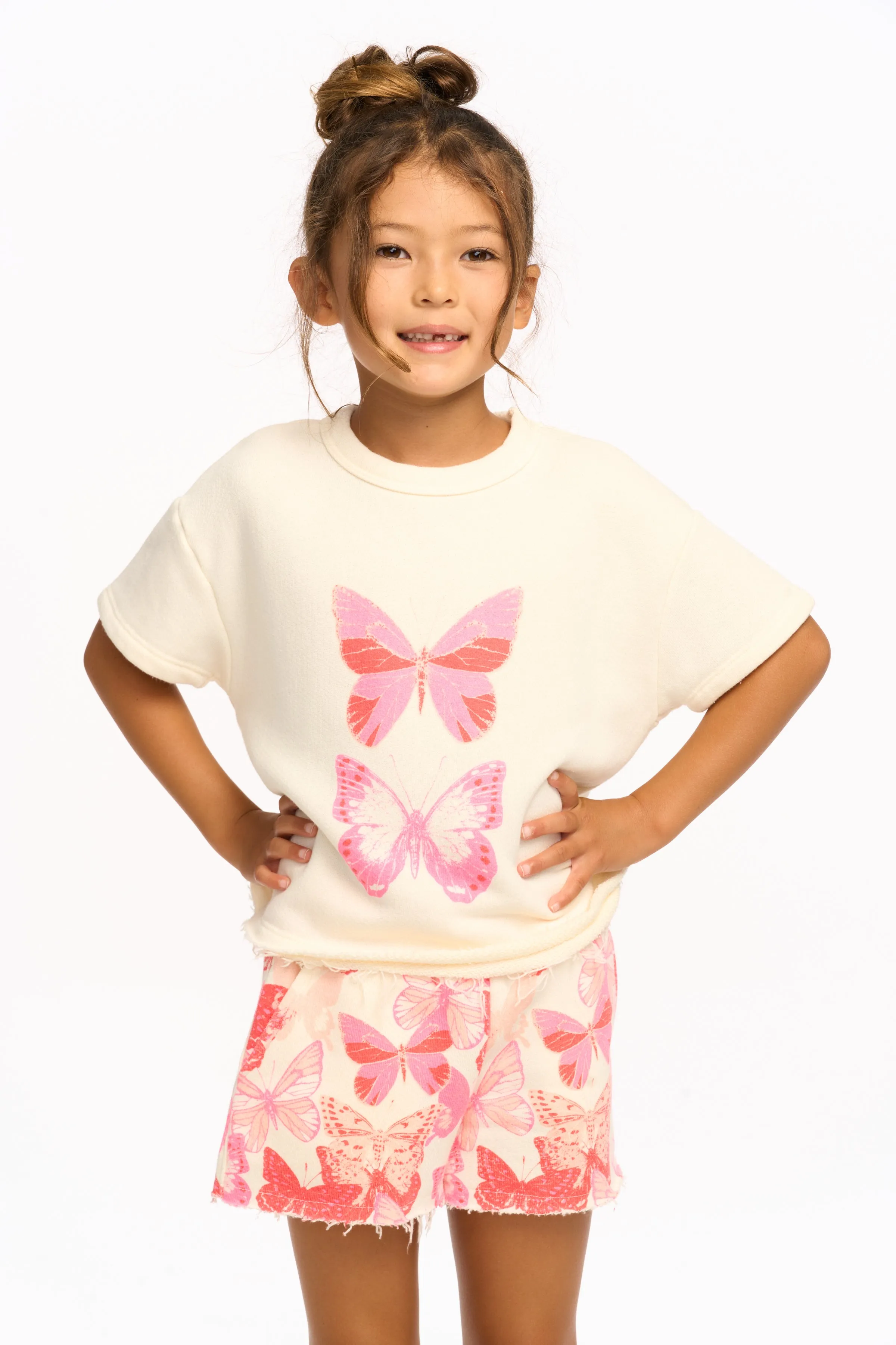 Chaser Pink Butterflies Peyton Short
