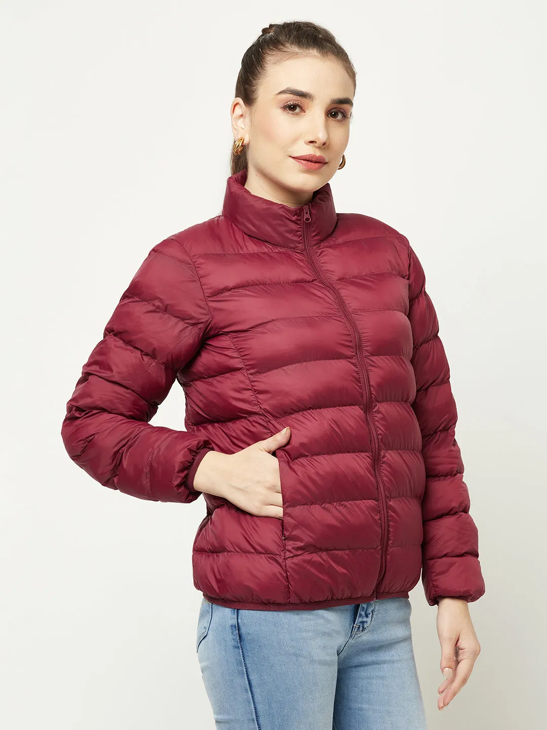 Cherry Puffer Jacket