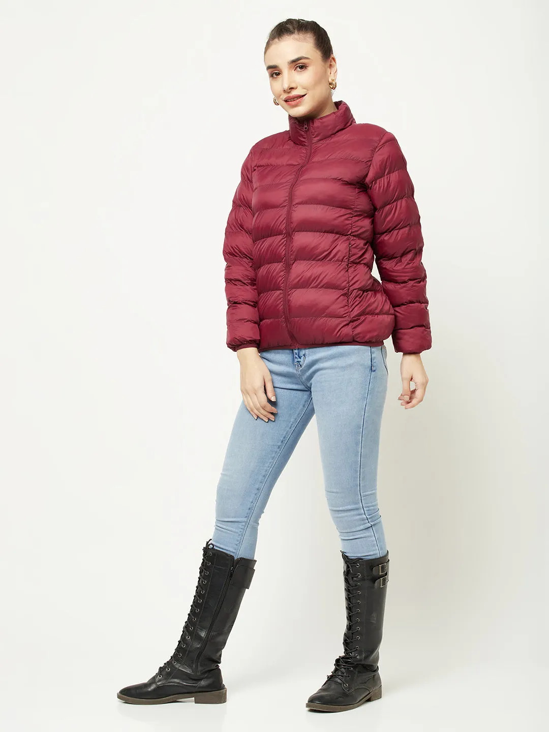 Cherry Puffer Jacket