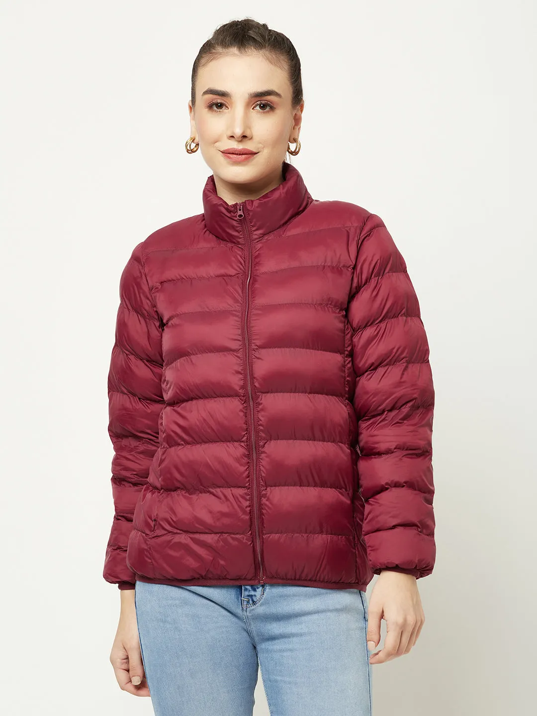 Cherry Puffer Jacket