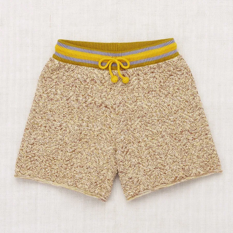 Chevron Boxer Shorts in Cedar Marl by Misha & Puff