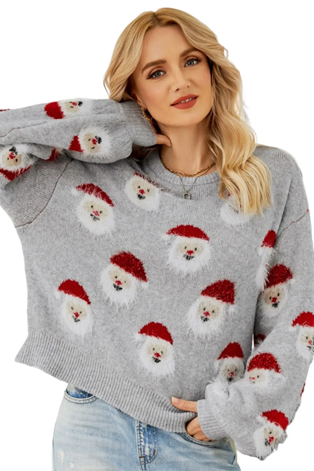 Christmas Santa Claus Pullover Sweater