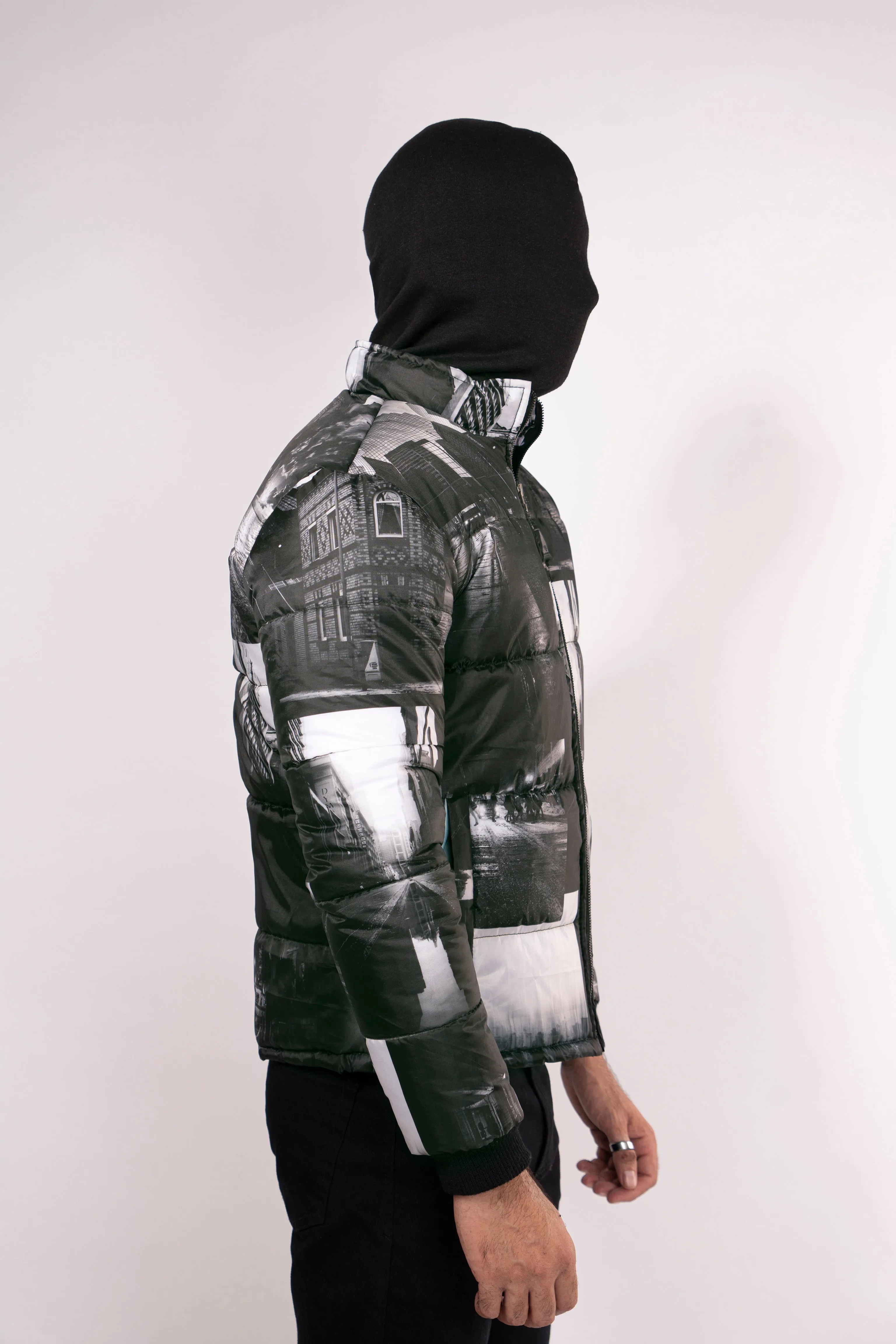 Cityscape Puffer Jacket