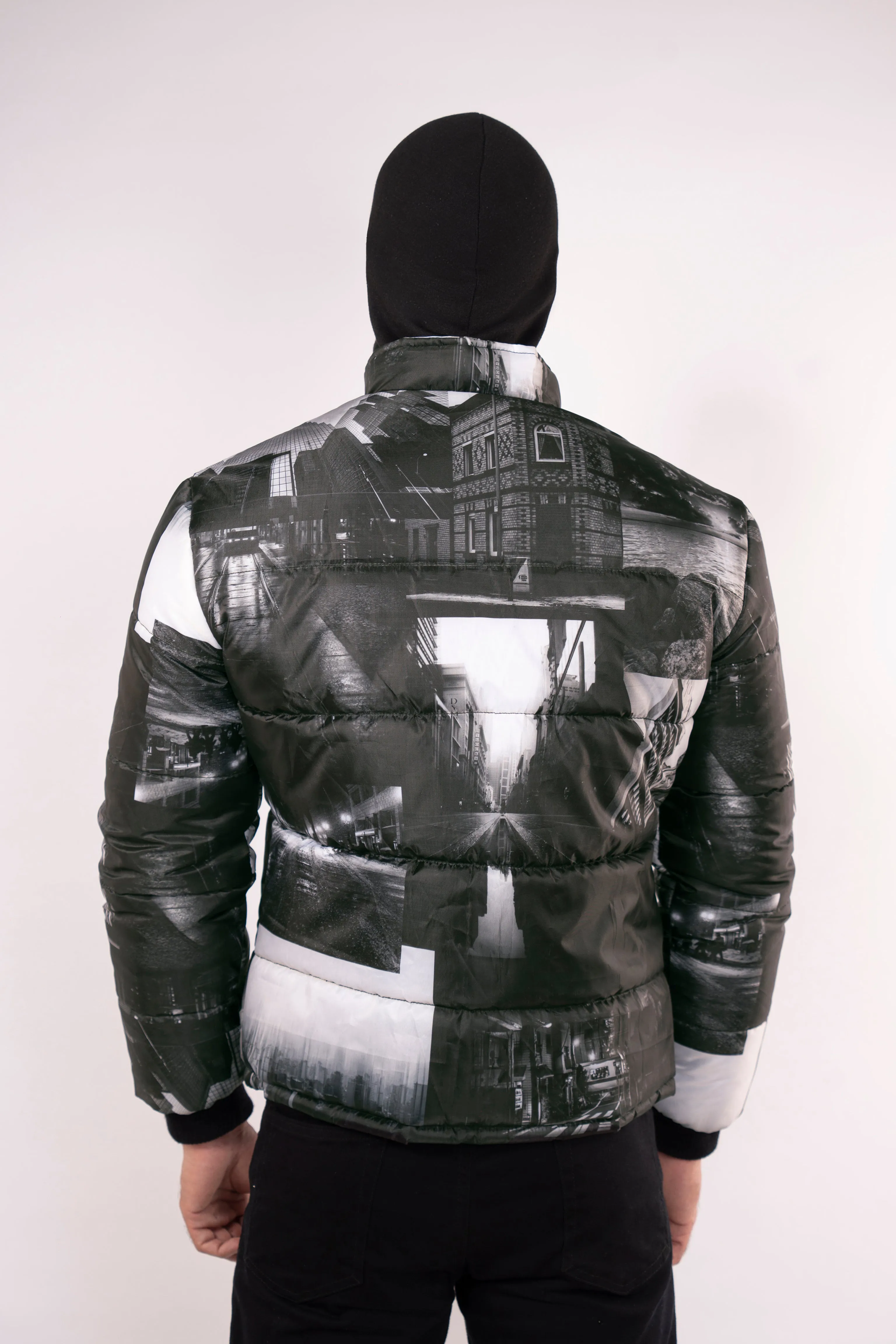 Cityscape Puffer Jacket