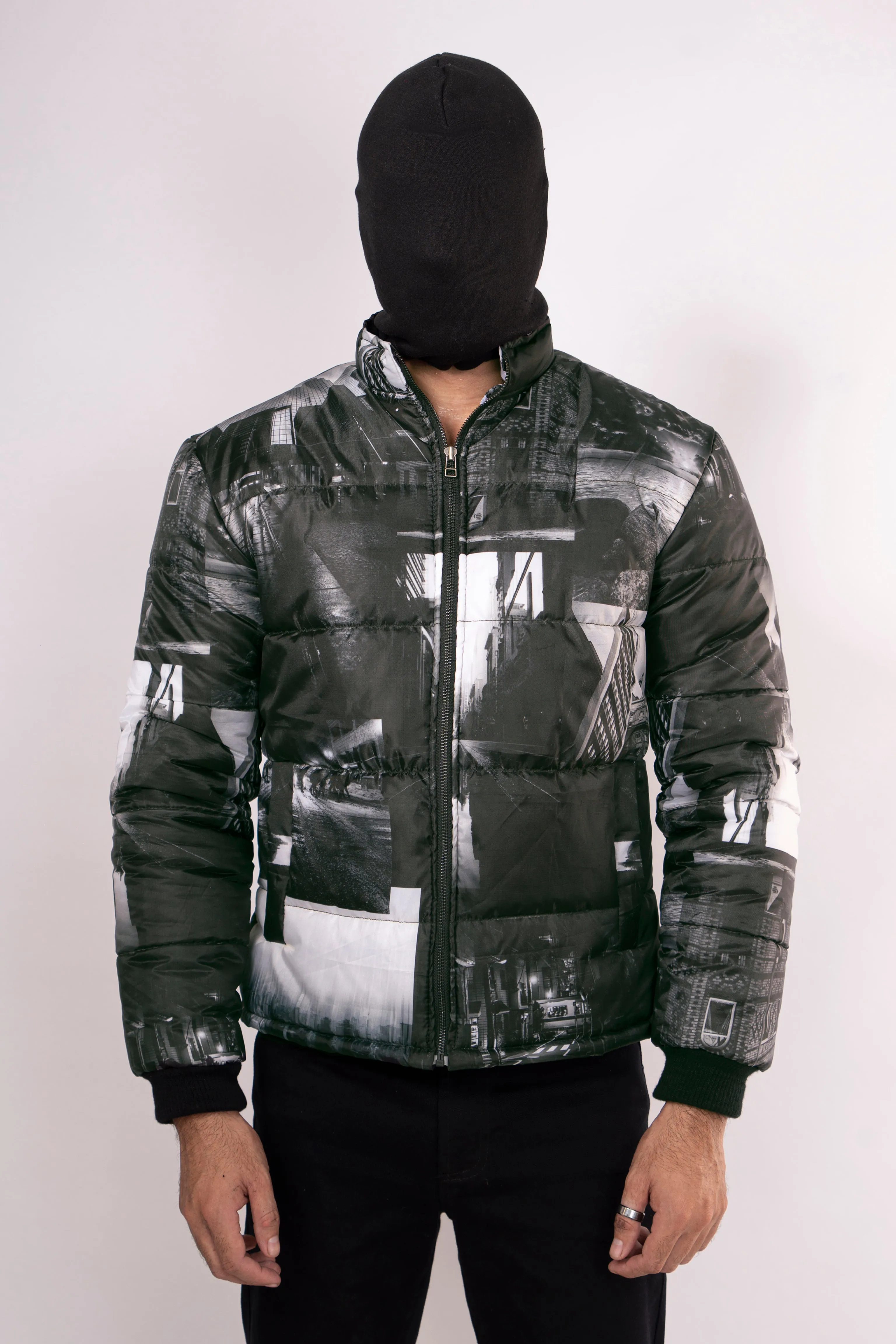 Cityscape Puffer Jacket
