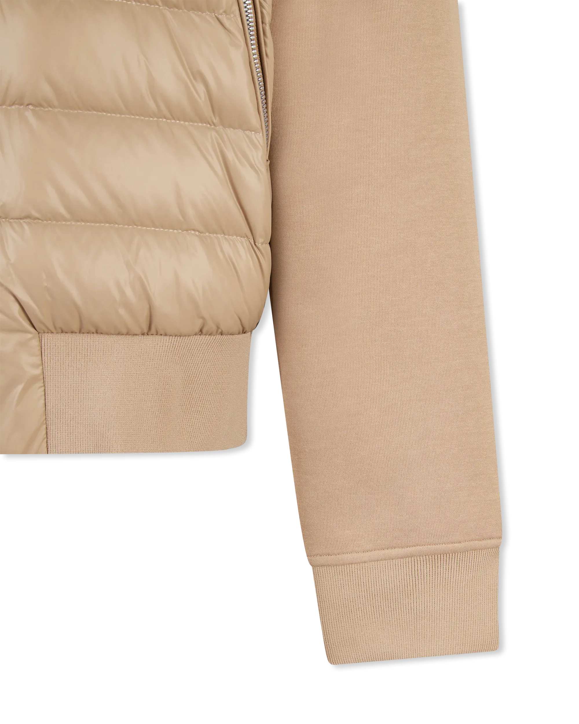 Collin-R Nano Down Mixed Media Bomber Jacket