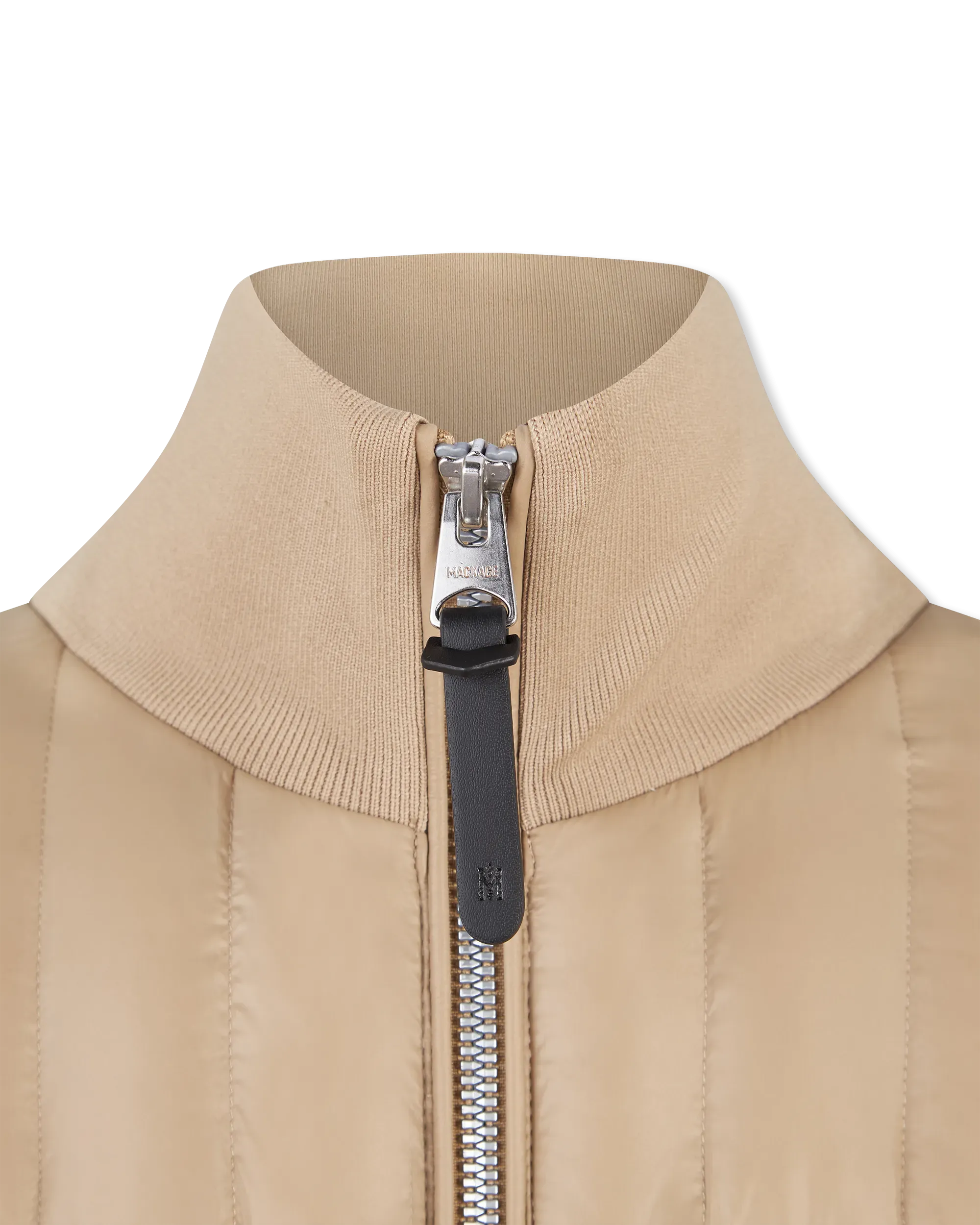 Collin-R Nano Down Mixed Media Bomber Jacket