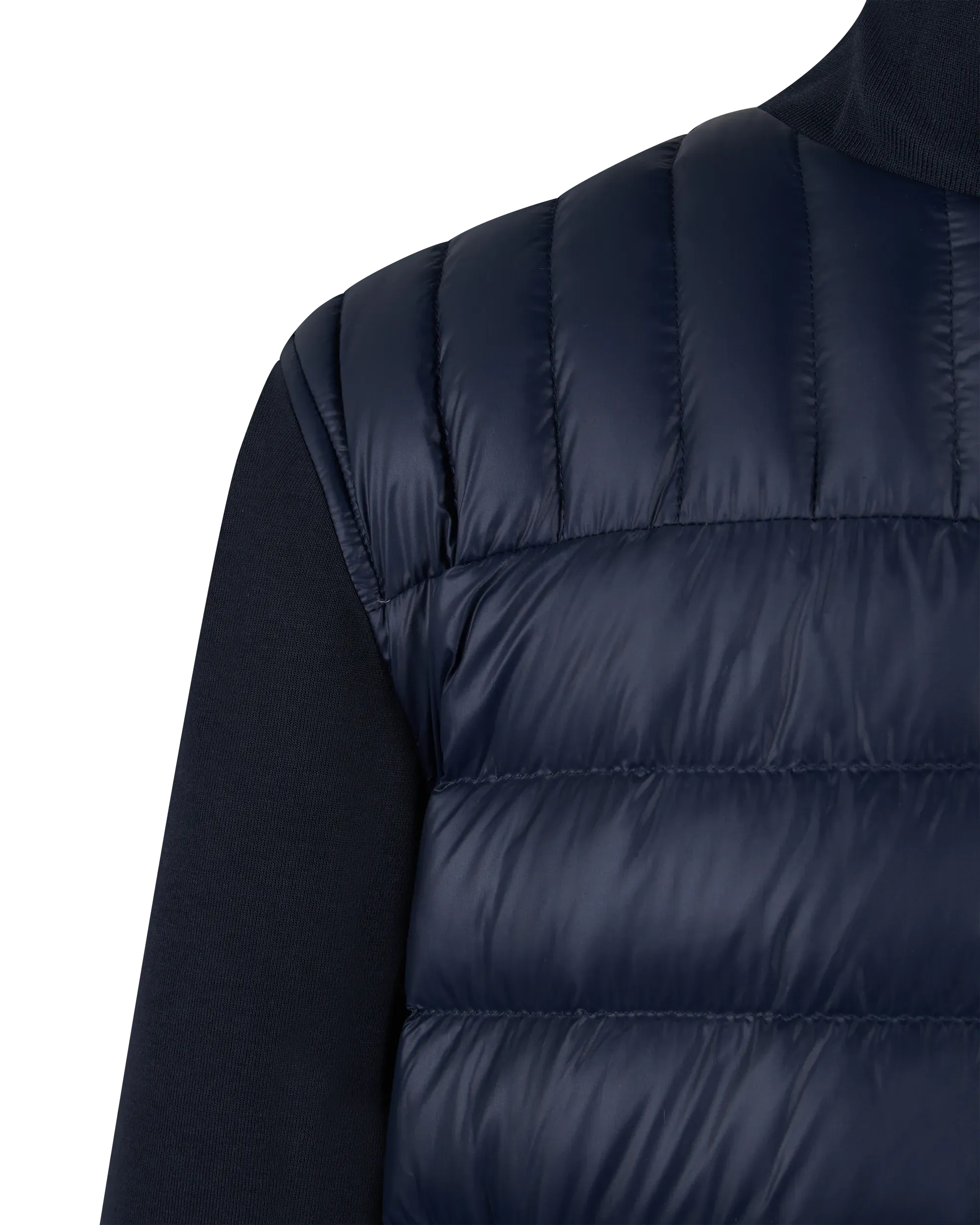 Collin-R Nano Down Mixed Media Bomber Jacket