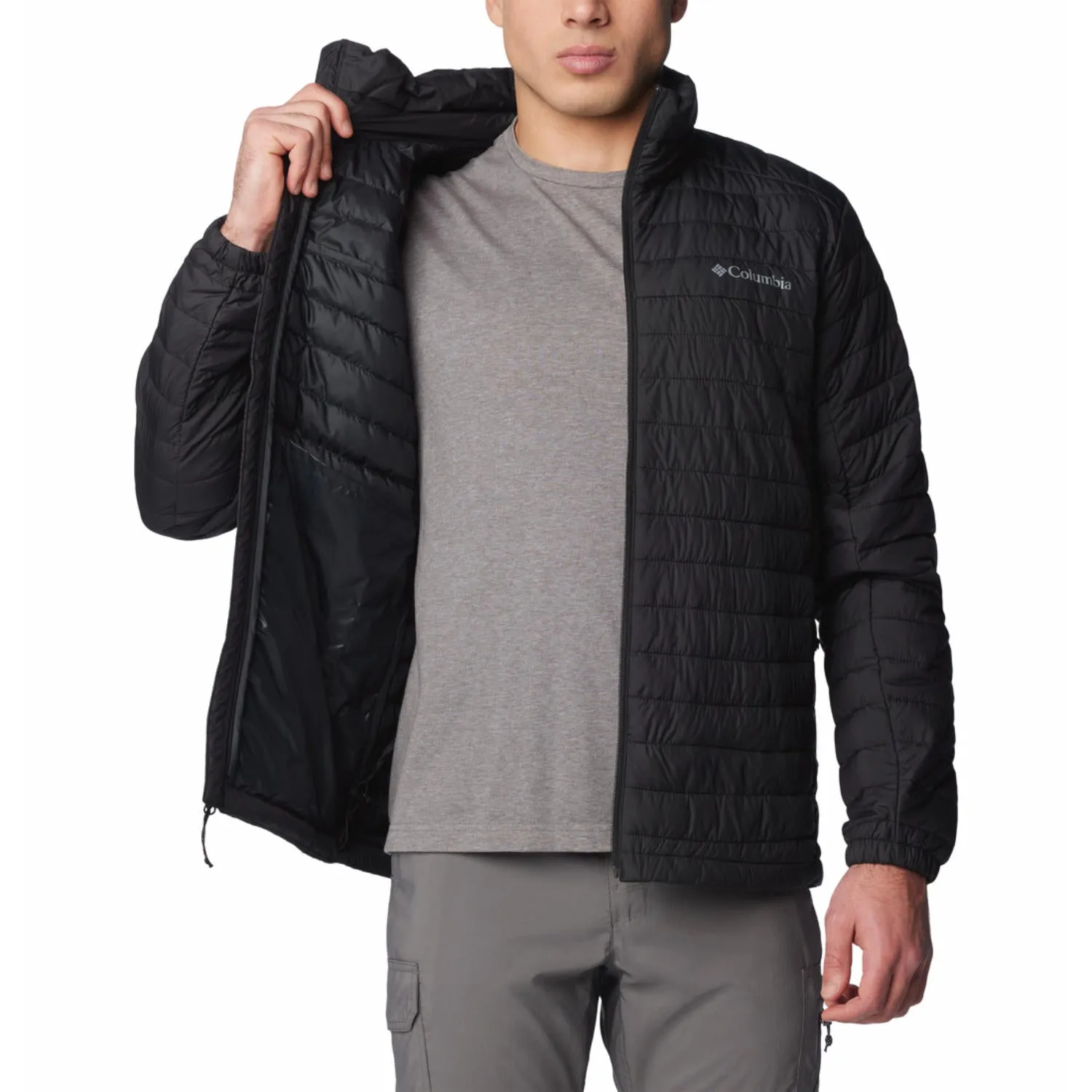 Columbia Mens Black Silver Falls II Jacket