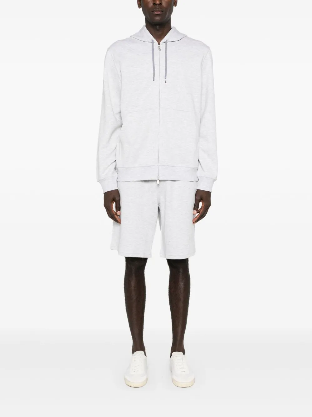 Cotton blend bermuda shorts