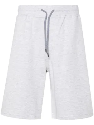 Cotton blend bermuda shorts
