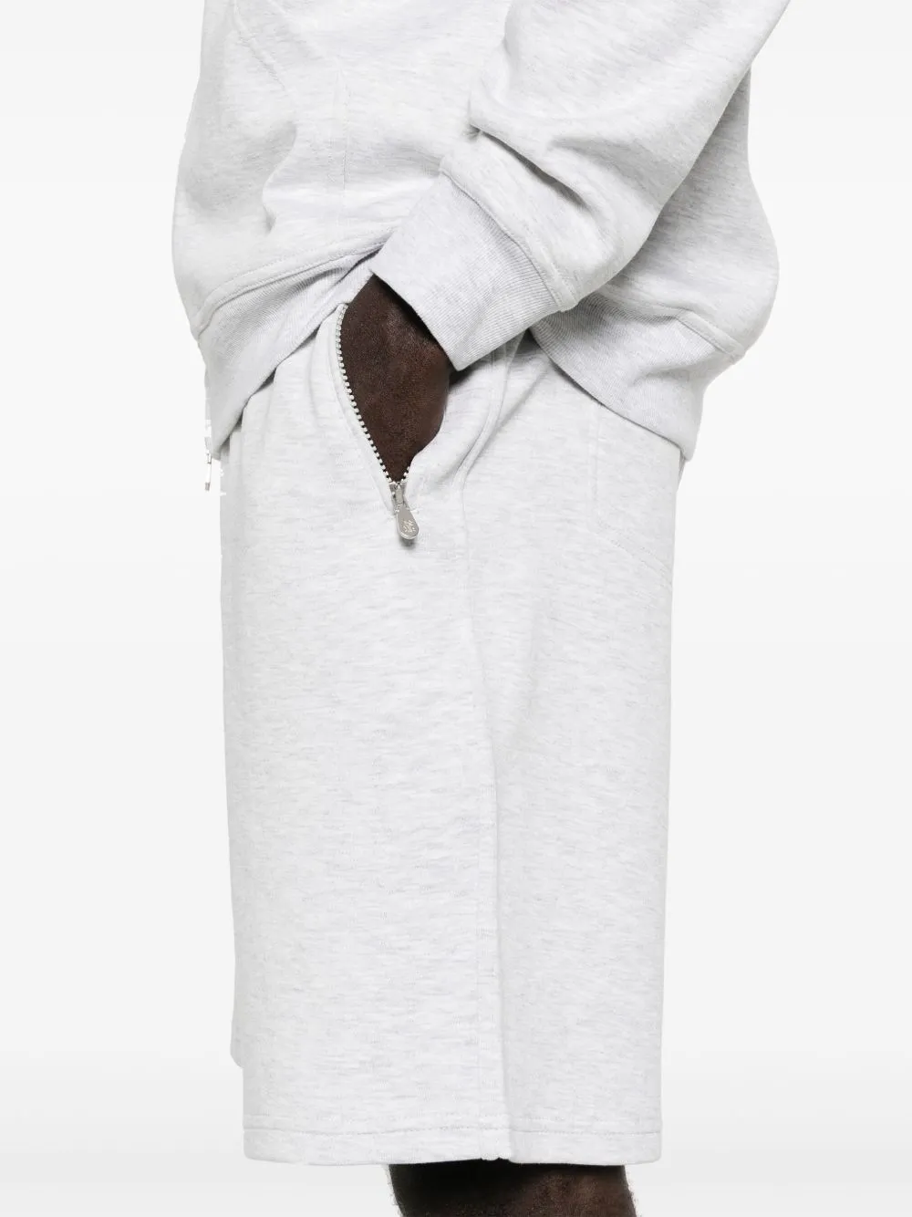 Cotton blend bermuda shorts