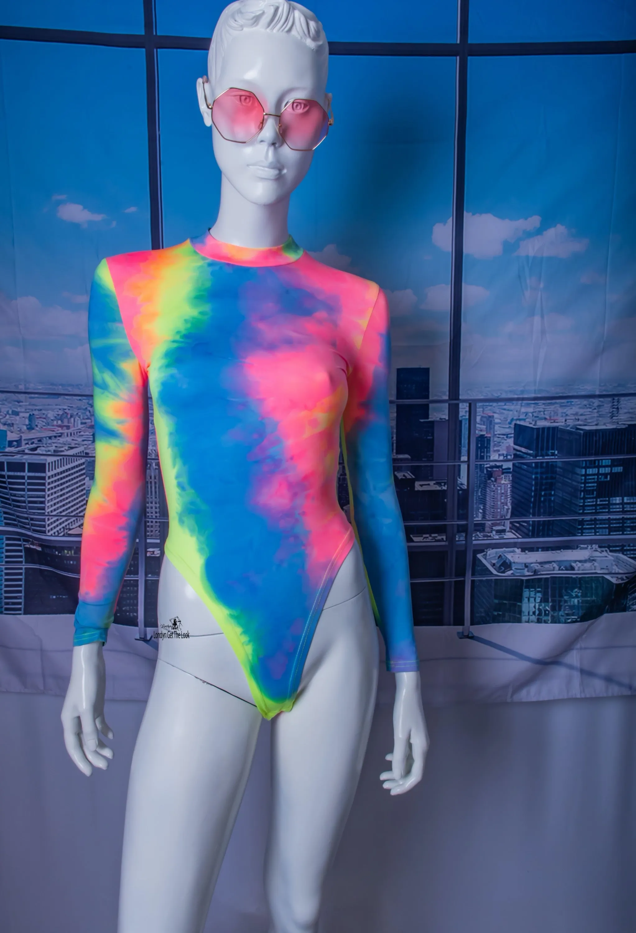 Cotton Candy Tie Dye Bodysuit & Shorts Set