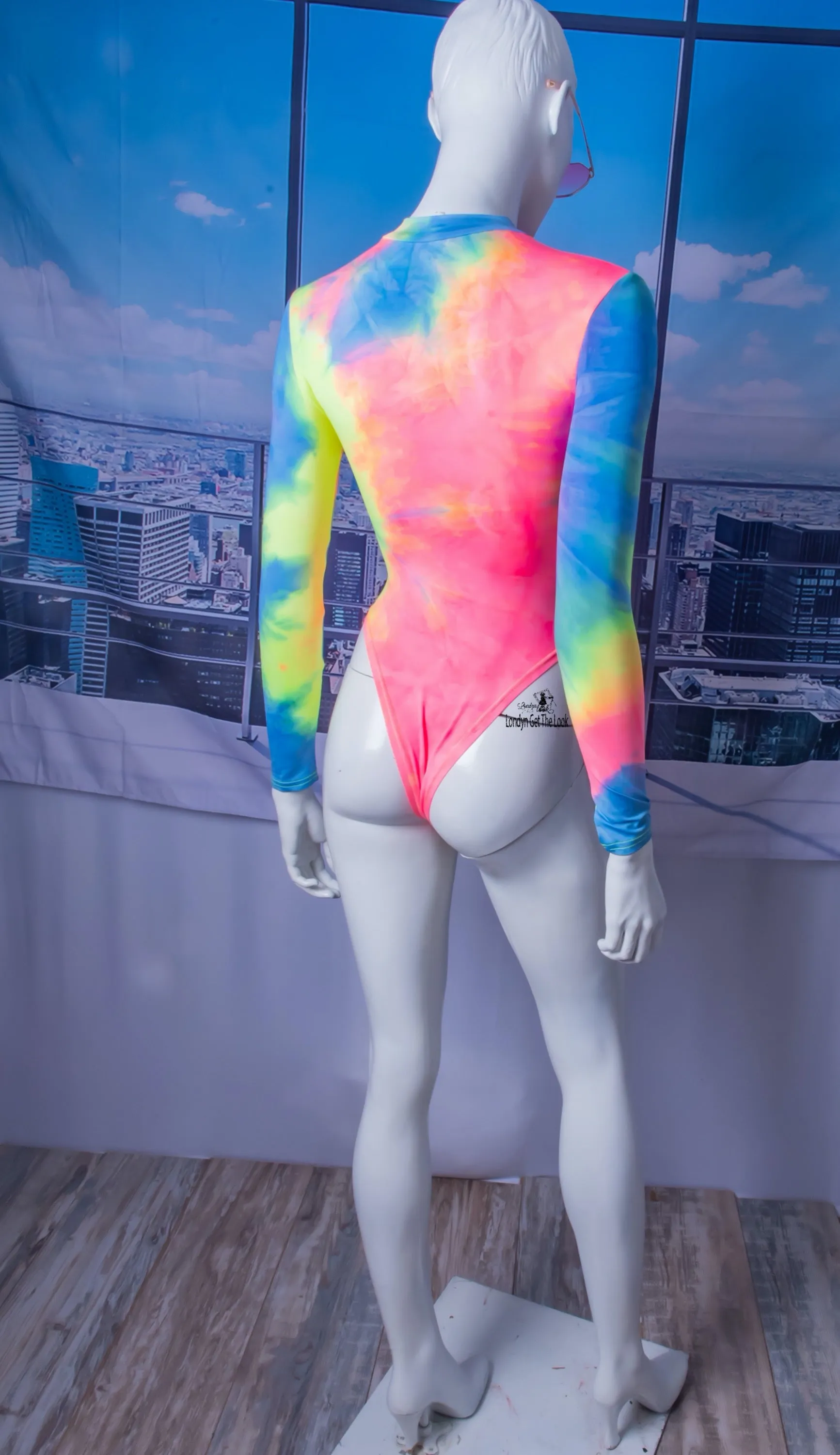 Cotton Candy Tie Dye Bodysuit & Shorts Set