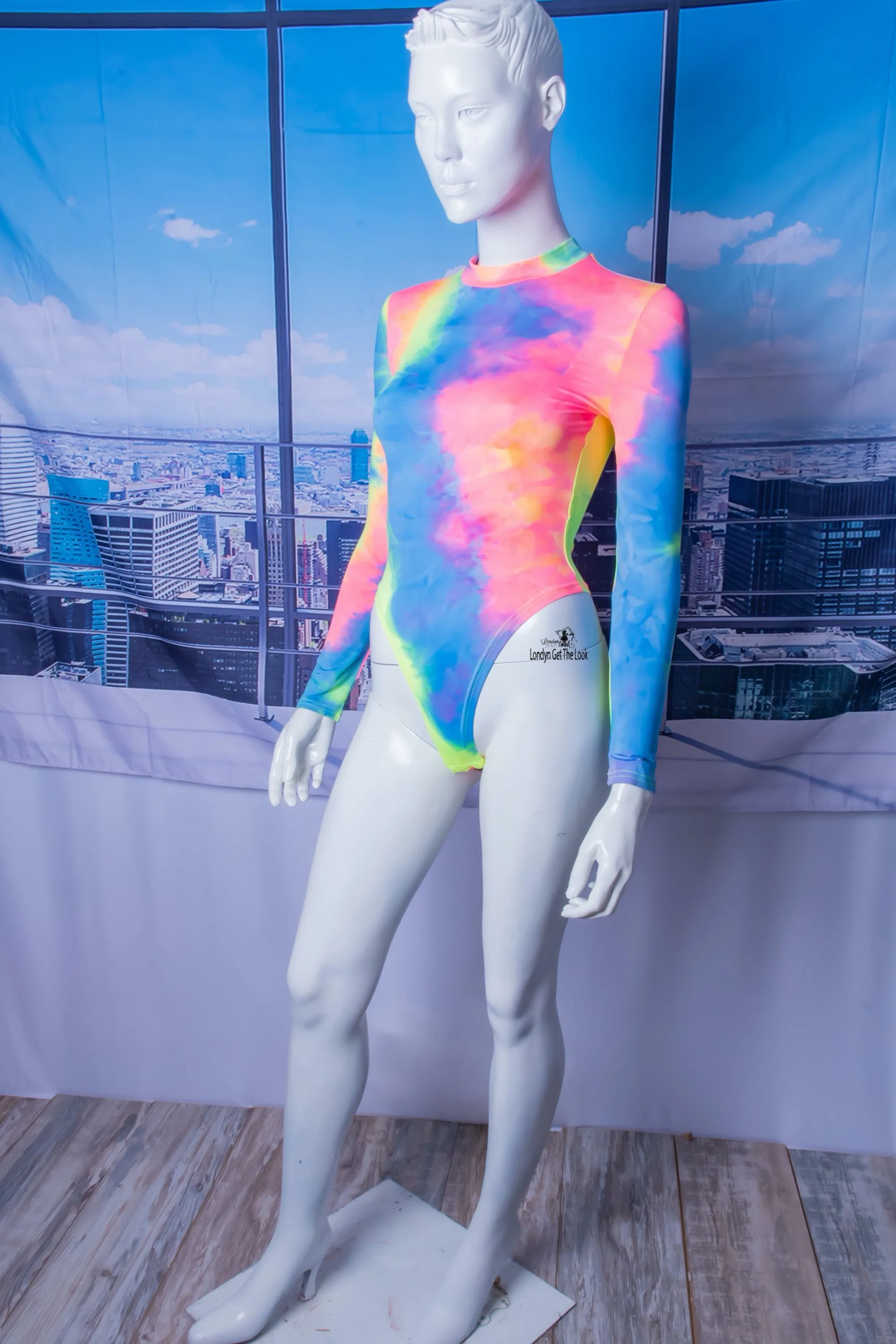 Cotton Candy Tie Dye Bodysuit & Shorts Set