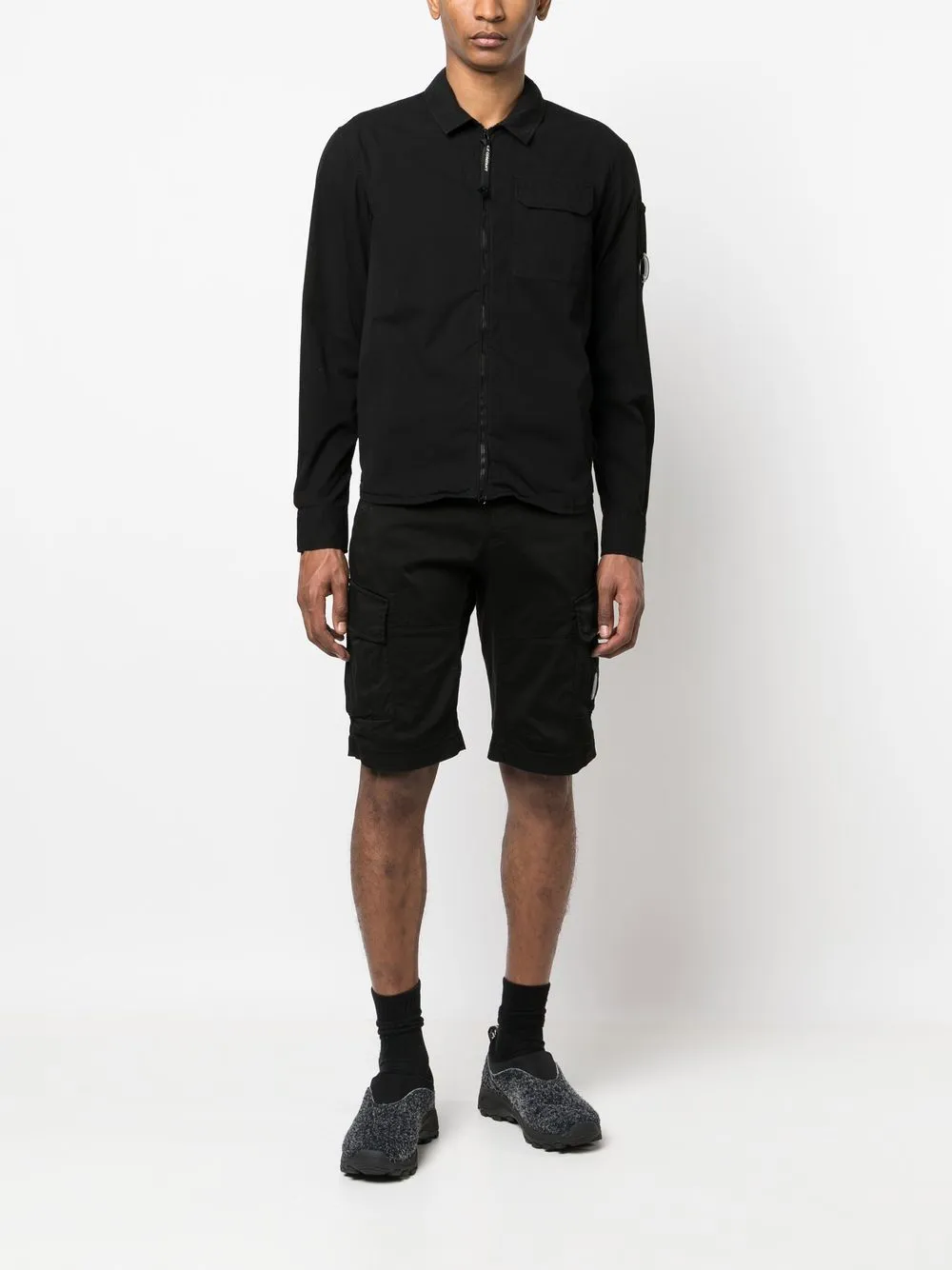 Cotton cargo shorts