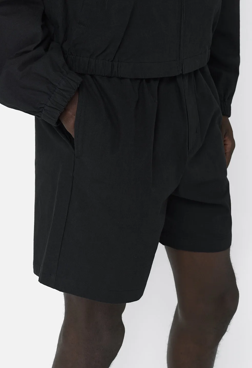 Cotton Kennedy Shorts / Black