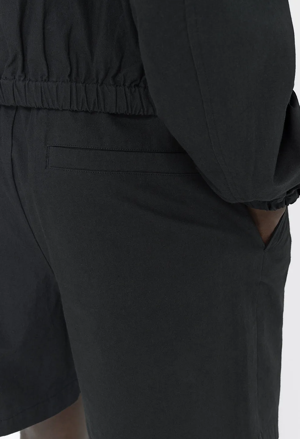 Cotton Kennedy Shorts / Black