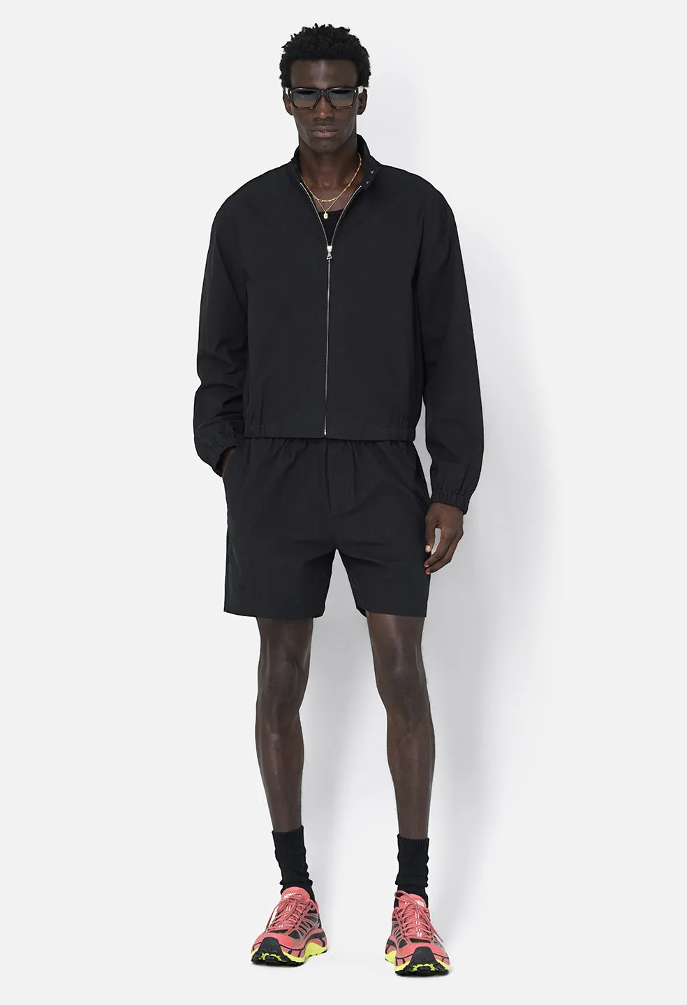 Cotton Kennedy Shorts / Black
