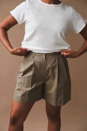 COTTON-LINEN SHORTS