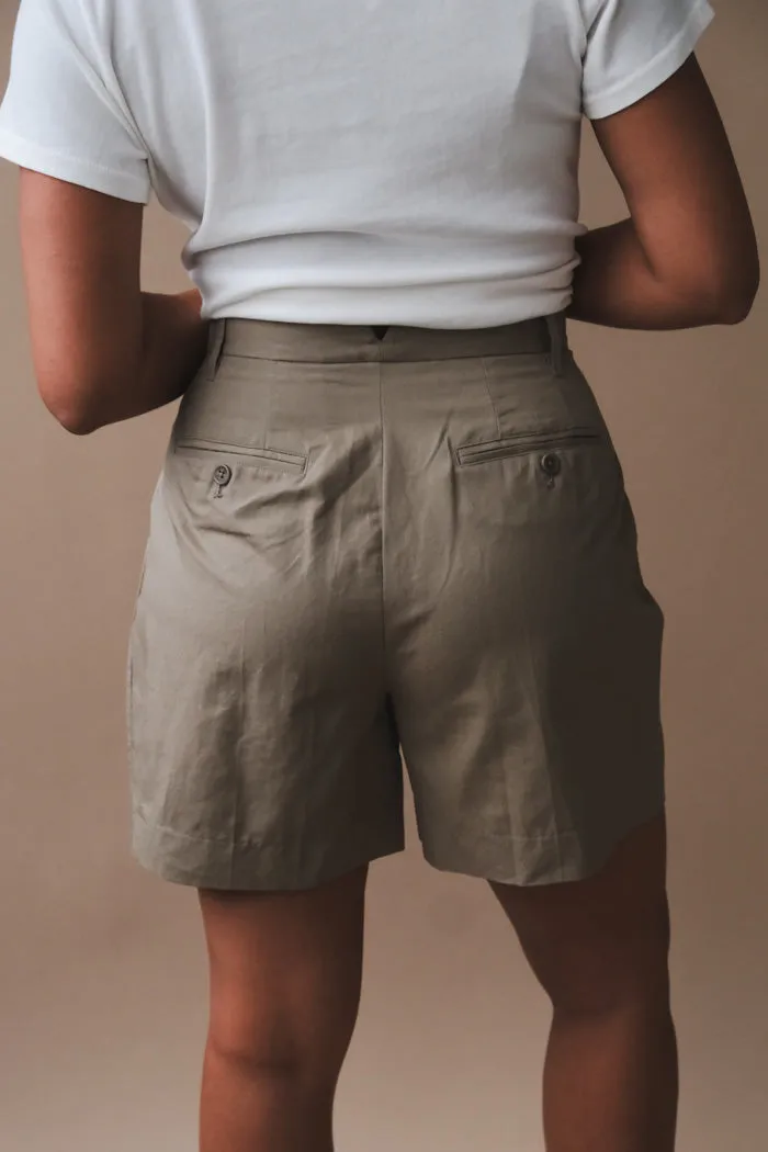 COTTON-LINEN SHORTS