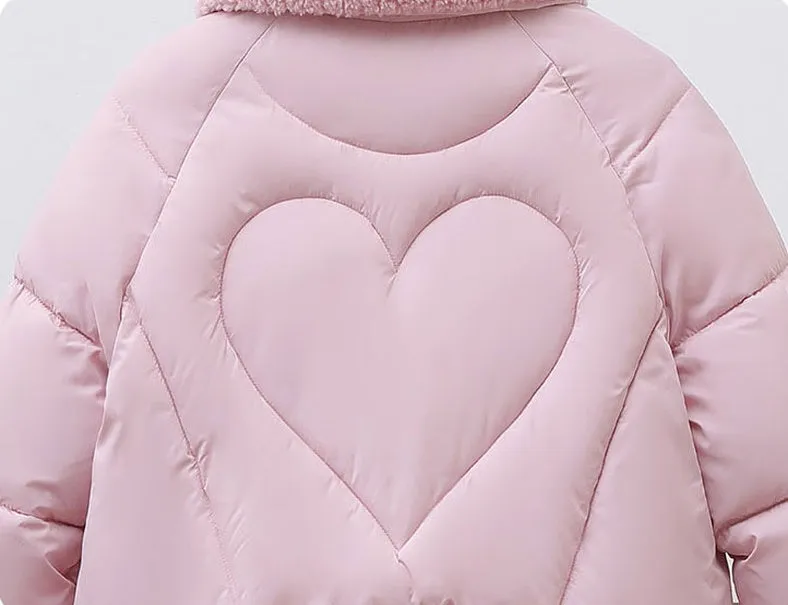 Cozy Short Puffer Jacket Featuring Knit Sleeves and a Unique Collar