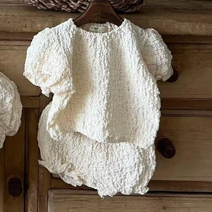 Crepe Top & Shorts Set