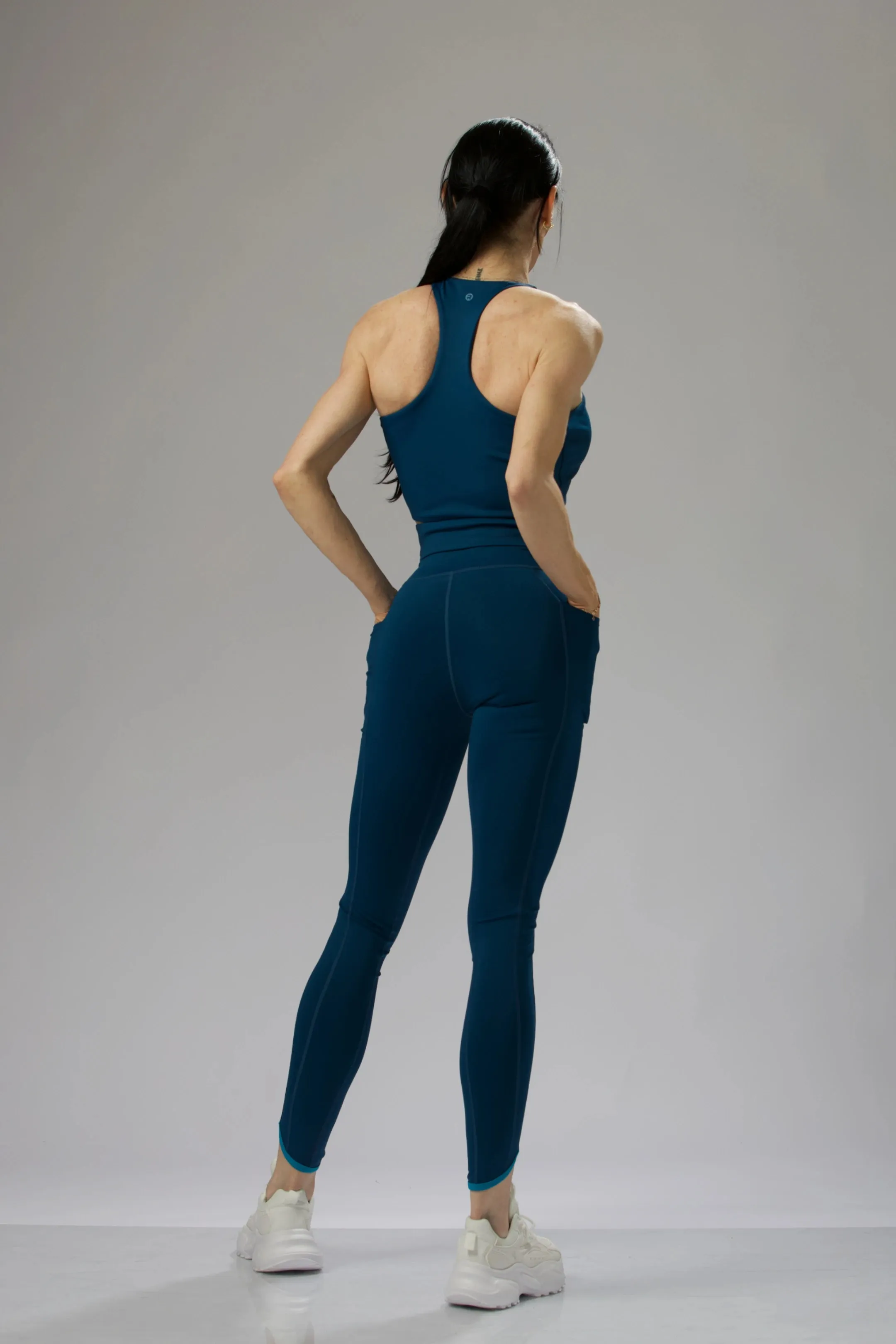 Cross-Over High-Waisted Sculpting Performance Leggings