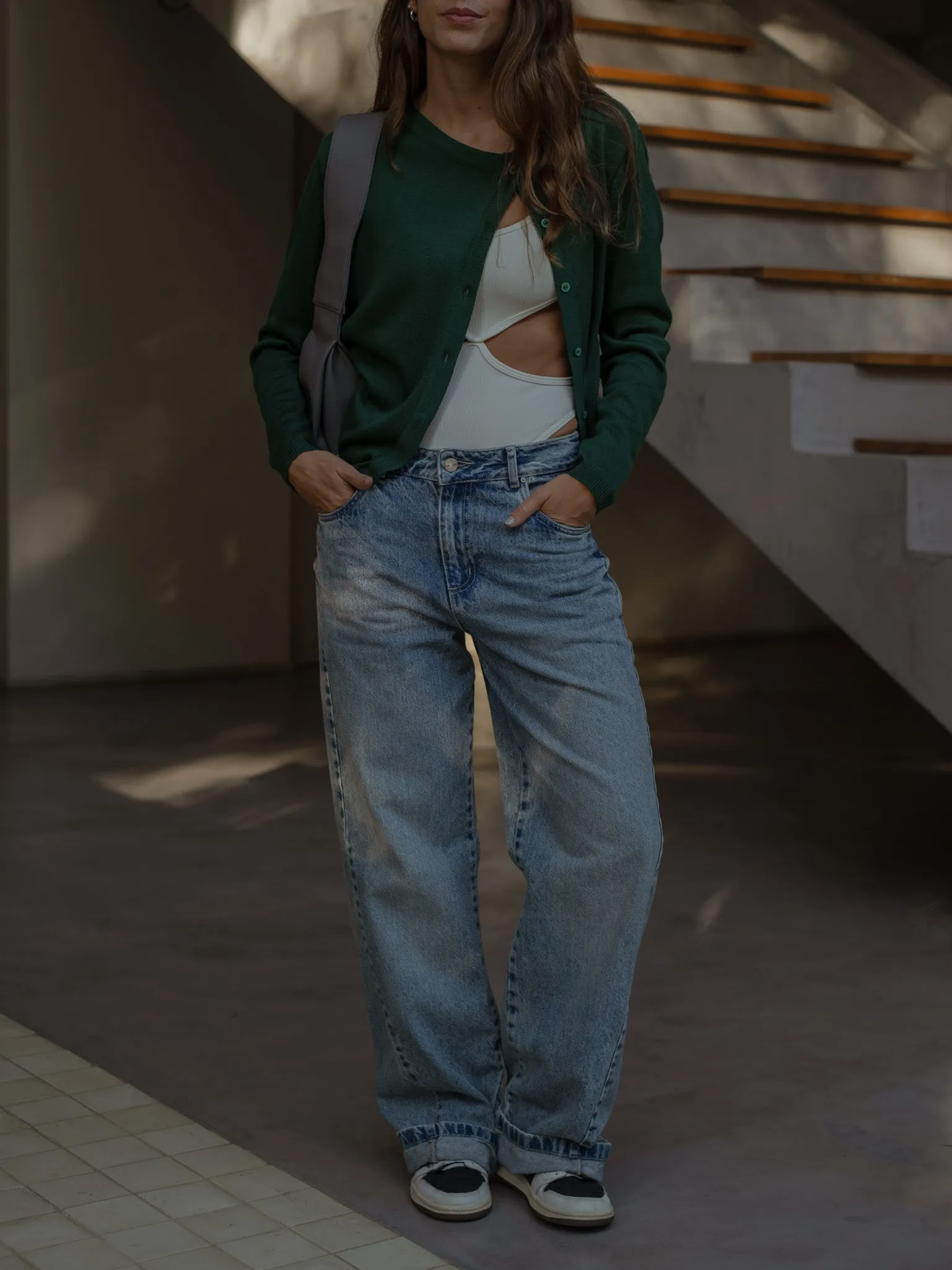 CROSS STRAIGHT JEAN - DIRTY CLEAR BLUE