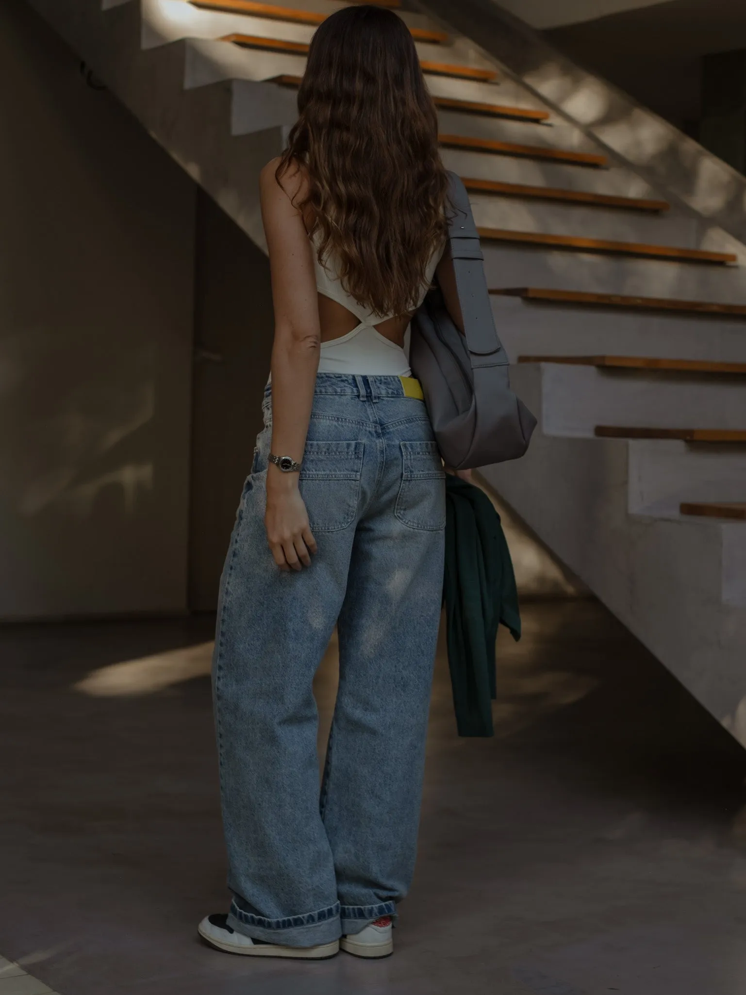 CROSS STRAIGHT JEAN - DIRTY CLEAR BLUE