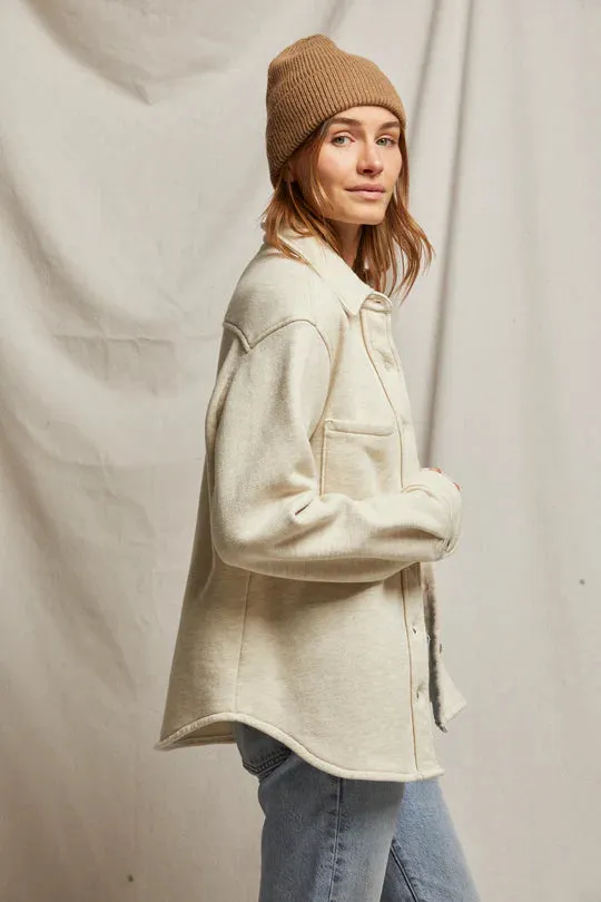 cypress fleece jacket oatmeal