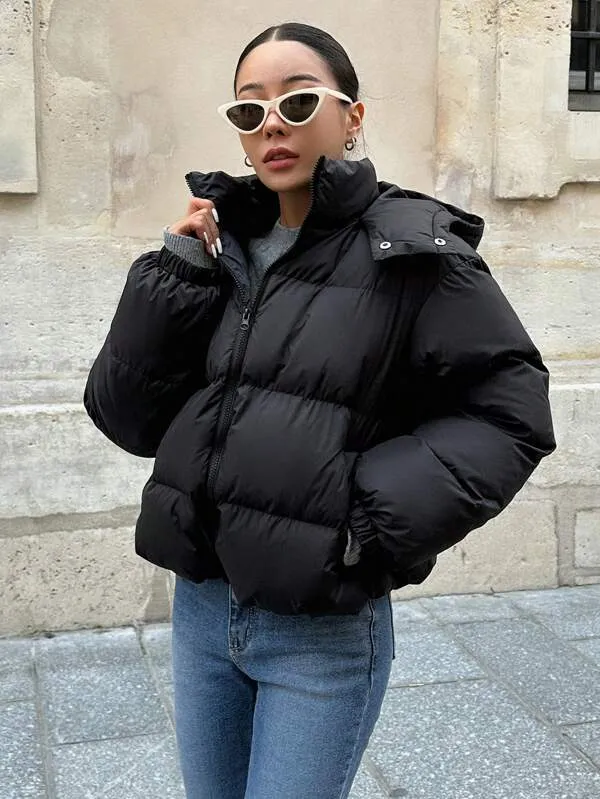 Dazy |  Hooded Puffer Coat