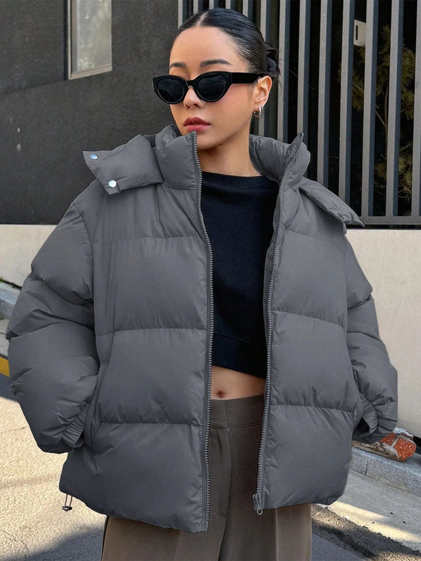 Dazy |  Hooded Puffer Coat