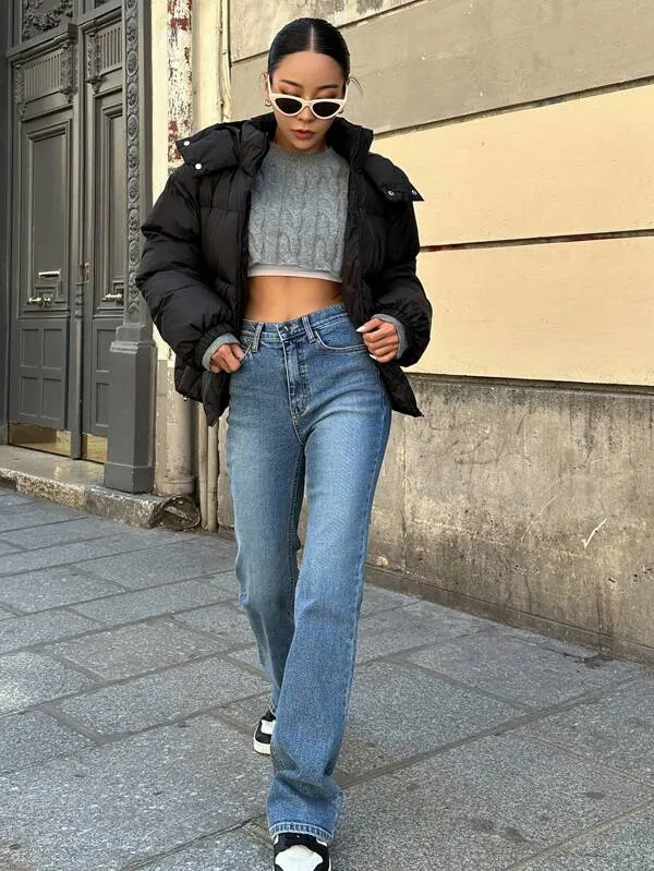 Dazy |  Hooded Puffer Coat