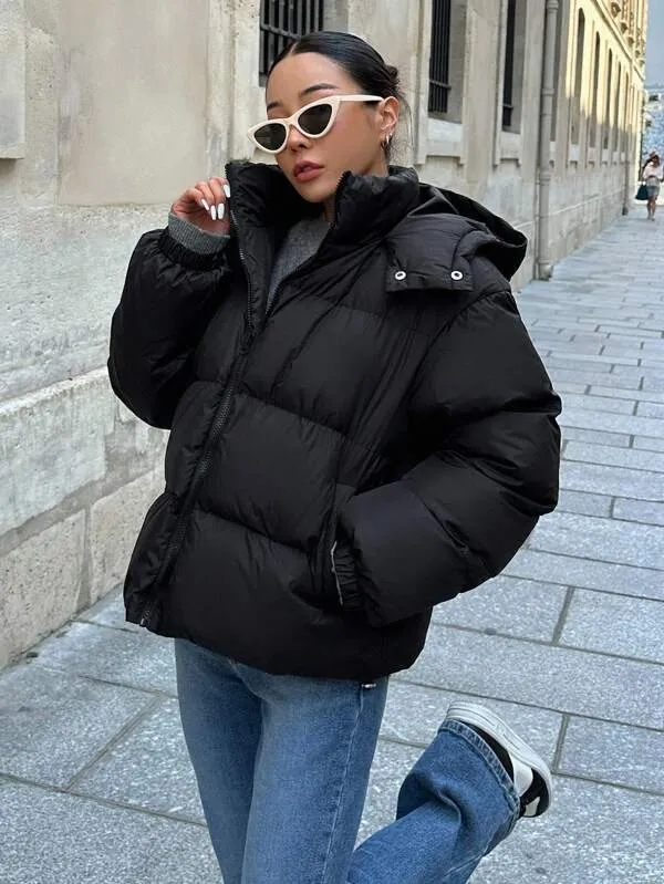 Dazy |  Hooded Puffer Coat