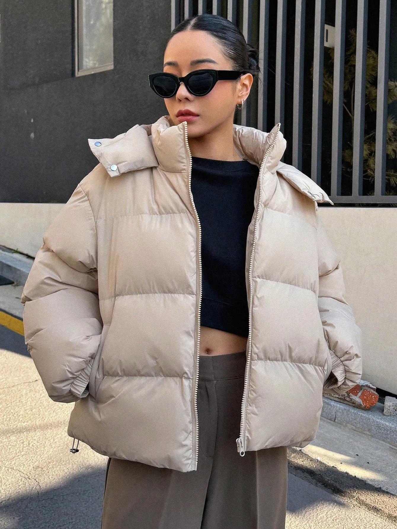 Dazy |  Hooded Puffer Coat