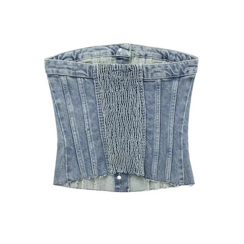 Deena Denim Tube Tops - 3 Styles