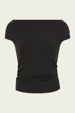 Delanna Off the Shoulder Top in Black