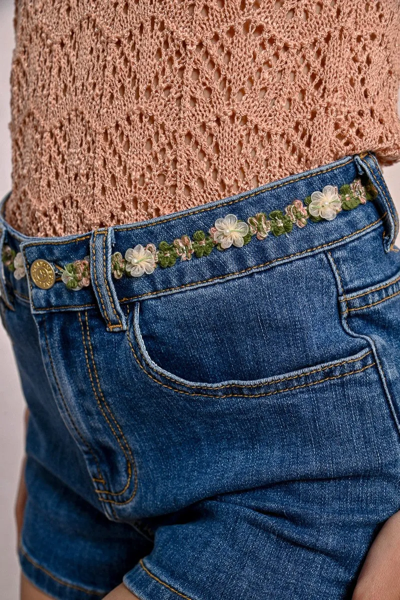 DENIM SHORTS