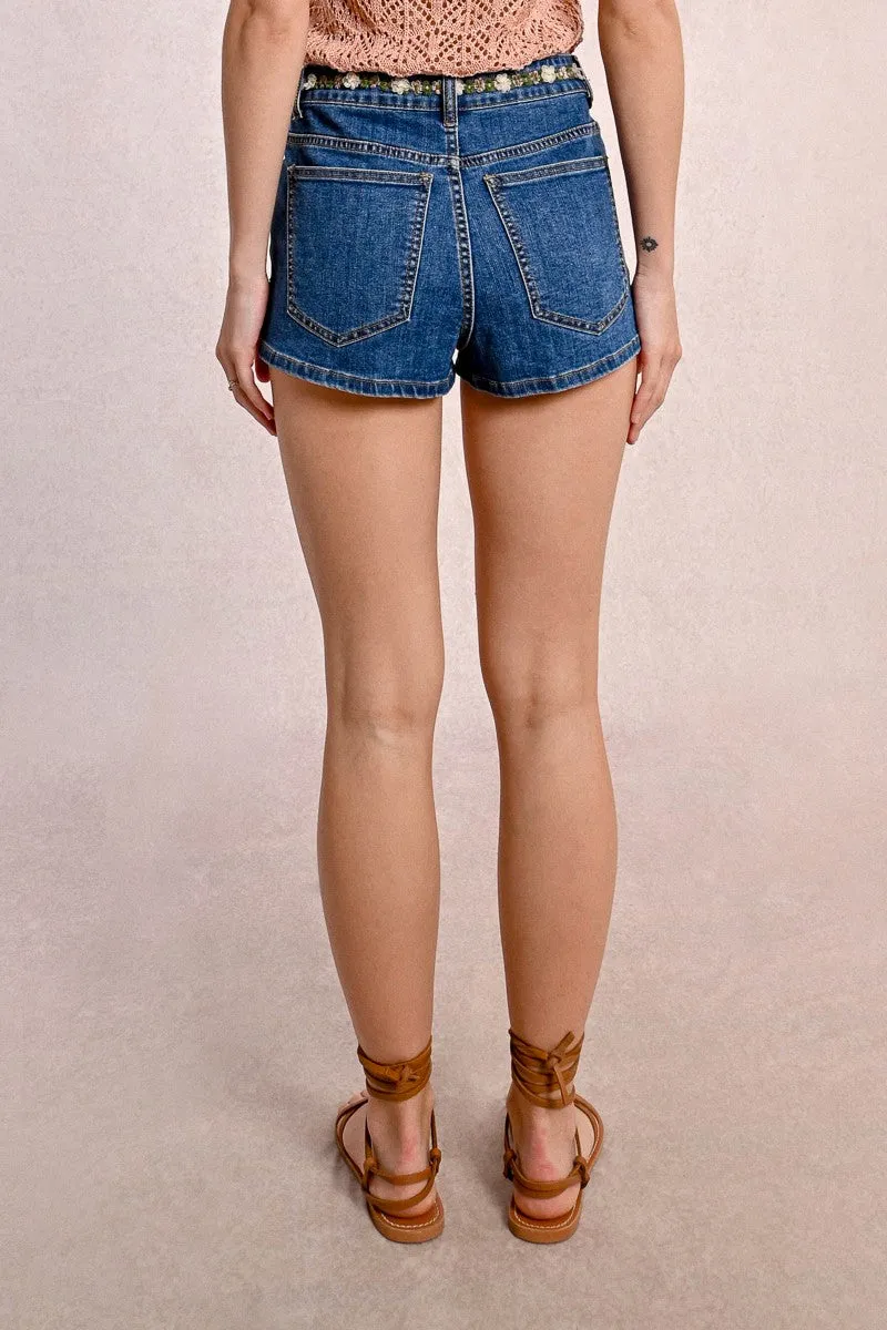 DENIM SHORTS