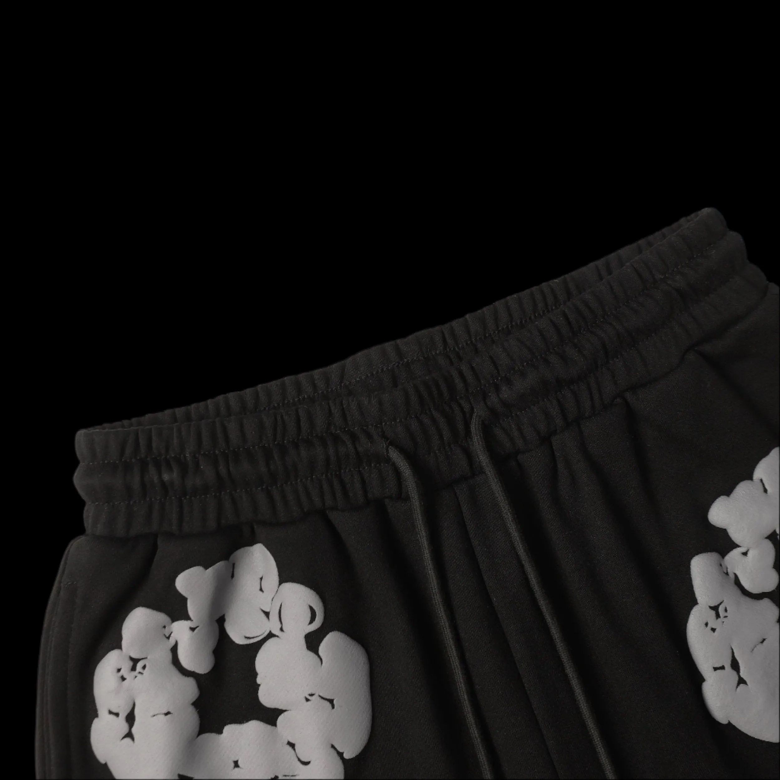 denim tears shorts 'black-grey'