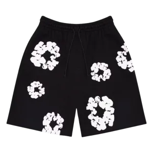 Denim Tears The Cotton Wreath Shorts Black
