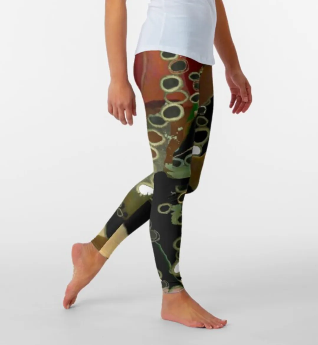 Designer Leggings - Peat Moss