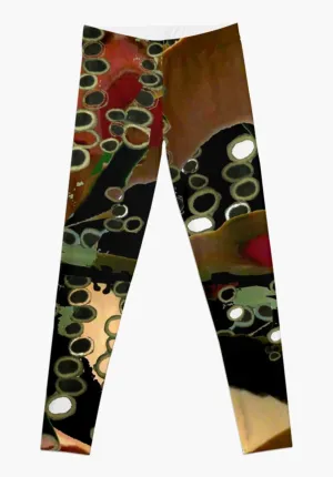 Designer Leggings - Peat Moss