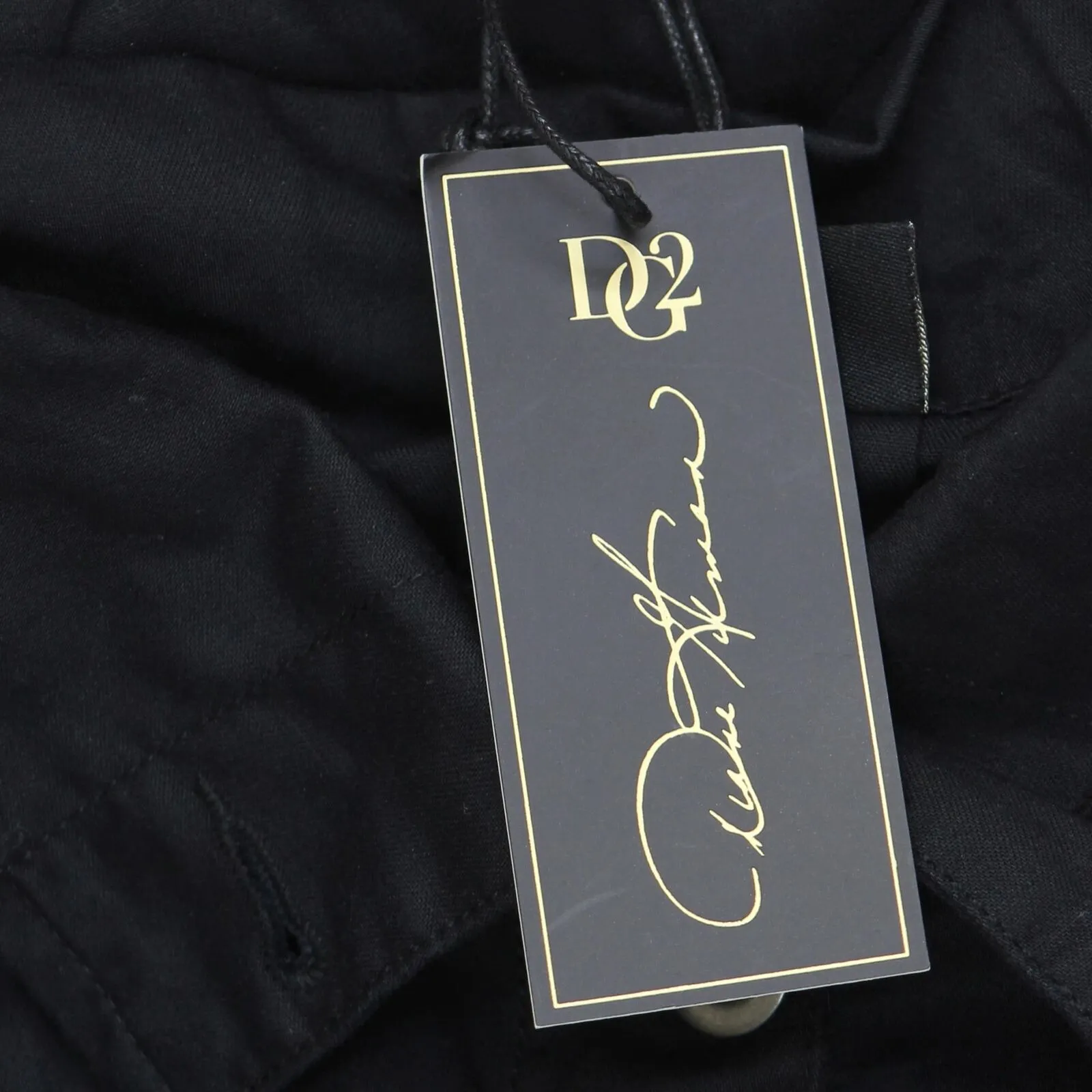 DG2 by Diane Gilman Womens Button Up Long Sleeve Shirt Jacket Black L