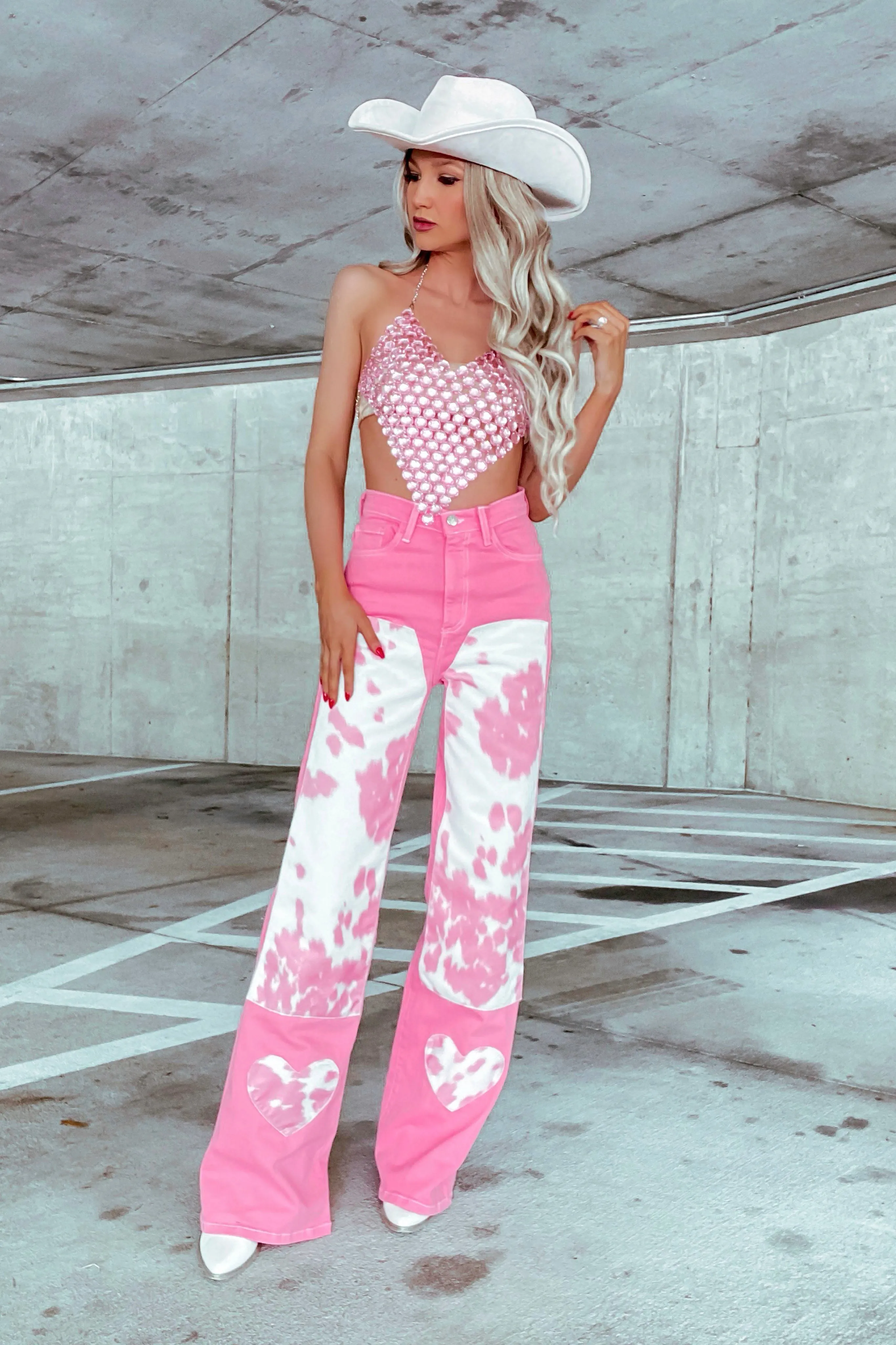 Disco Barbie Top -Pink