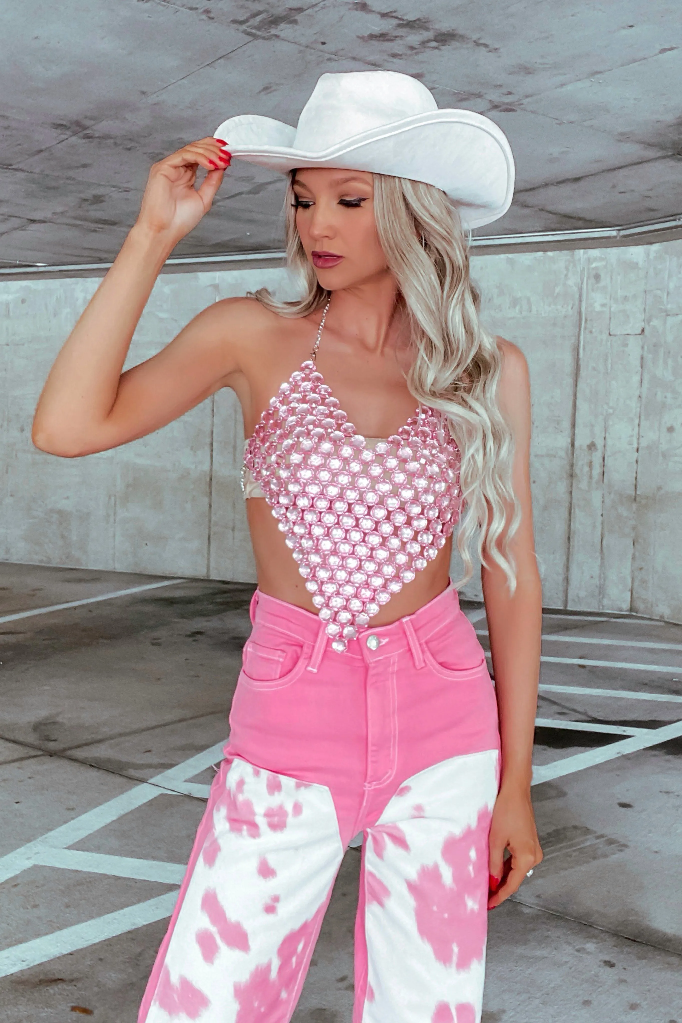 Disco Barbie Top -Pink