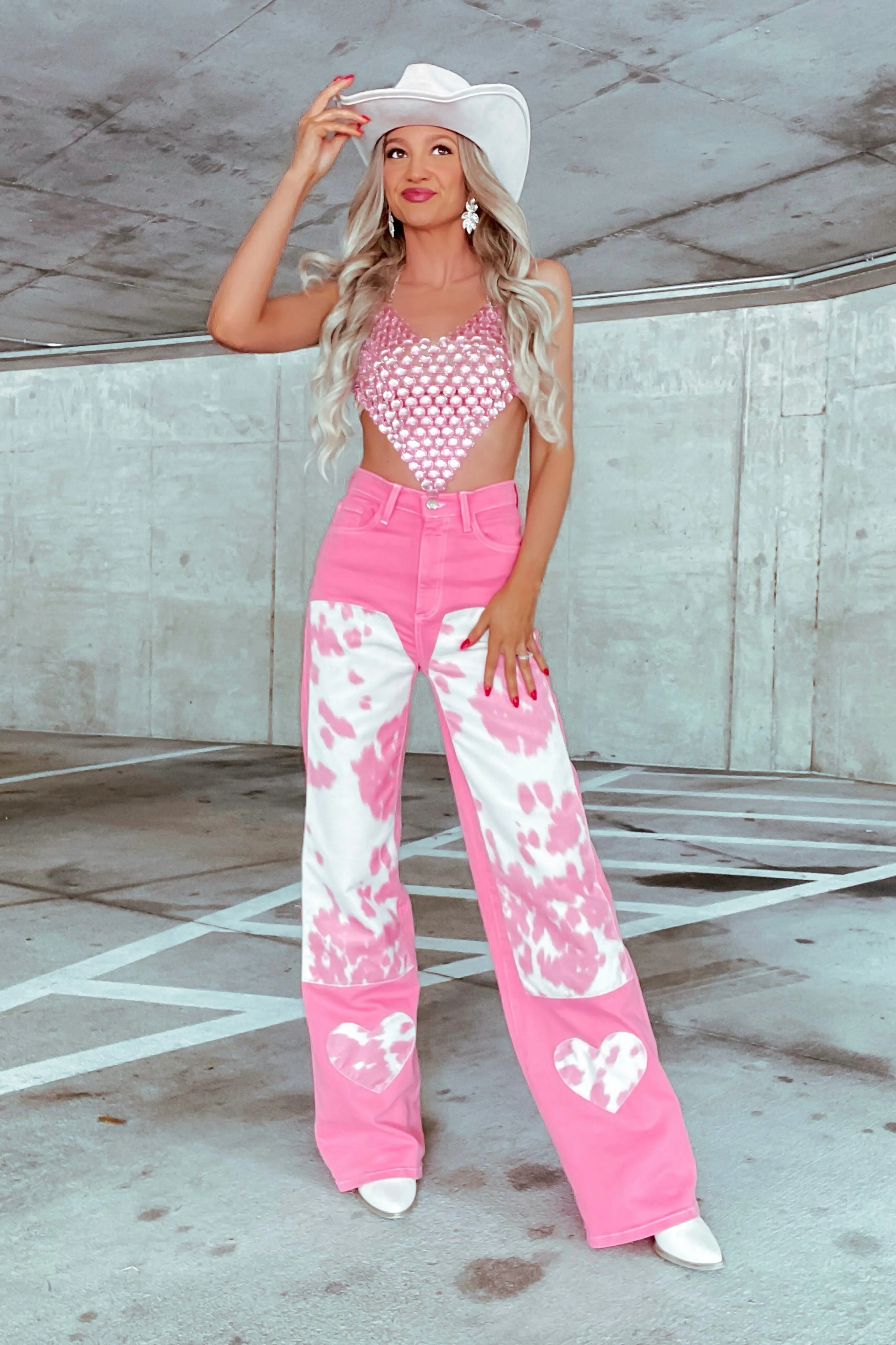 Disco Barbie Top -Pink