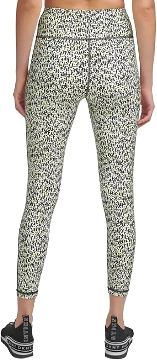 DKNY Printed Side-Striped Leggings Sapphire