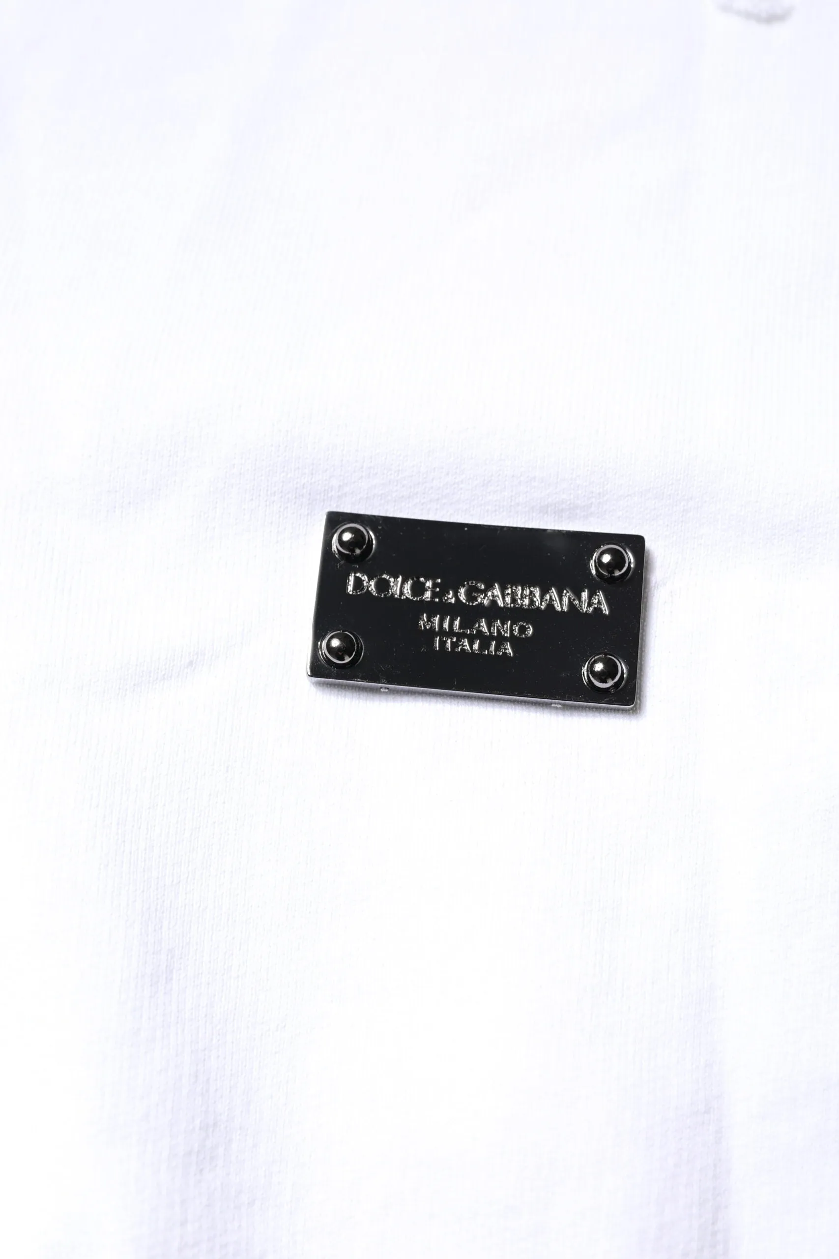 Dolce & Gabbana White Cotton Men Pullover Sweatshirt Sweater